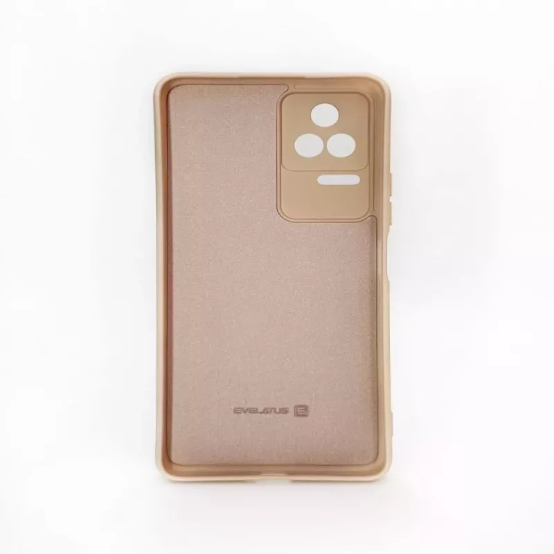 Evelatus Xiaomi POCO F4 Nano Silicone puzdro Soft Touch TPU béžová