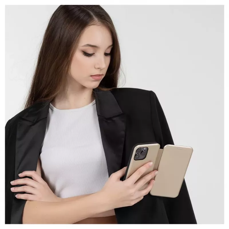 Evelatus Apple iPhone 14 Pro Max 6.7 puzdro s klopou zlatá