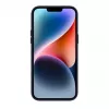 Evelatus Apple iPhone 14 pravé kožené puzdro s MagSafe modrá