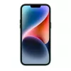 Evelatus Apple iPhone 14 pravé kožené puzdro s MagSafe tmavozelená
