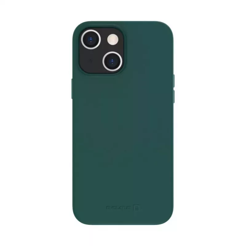 Evelatus Apple iPhone 14 Plus pravé kožené puzdro s MagSafe tmavozelená