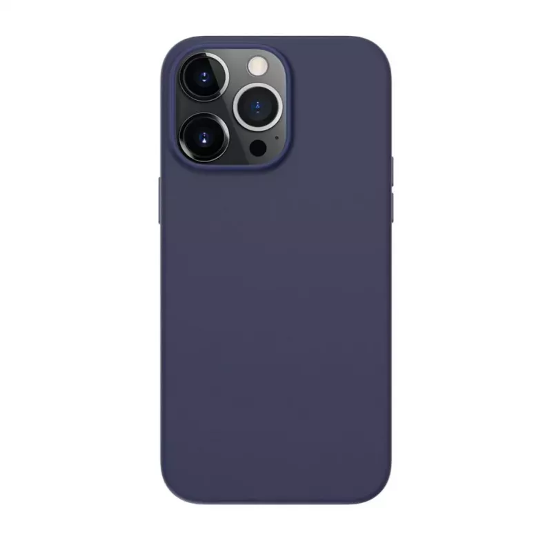 Evelatus Apple iPhone 14 Pro Max pravé kožené puzdro s MagSafe modrá