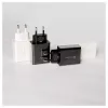 EVELATUS cestovná nabíjačka EU nástenná 3 porty 32W USB-C / USB-A2 ETC06 čierna