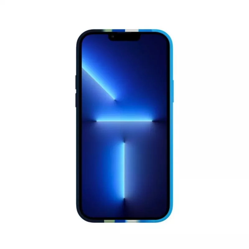 Evelatus Apple iPhone 13 Pro silikónové puzdro viacfarebné modré
