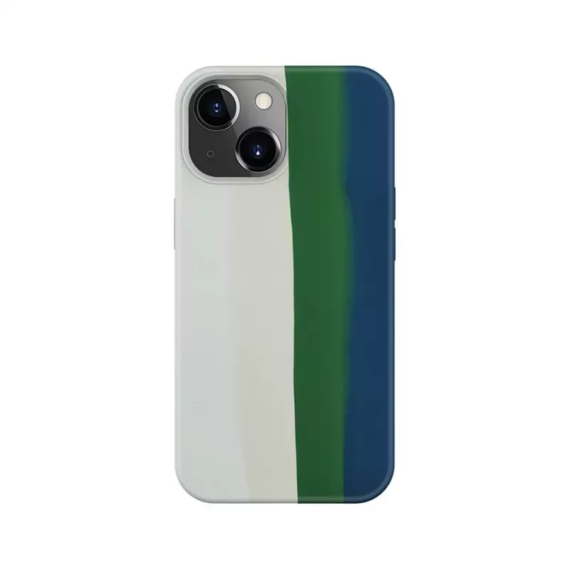 Evelatus Apple iPhone 14 silikónové puzdro viacfarebné zelené