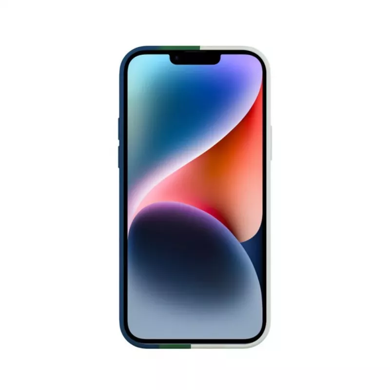Evelatus Apple iPhone 14 silikónové puzdro viacfarebné zelené