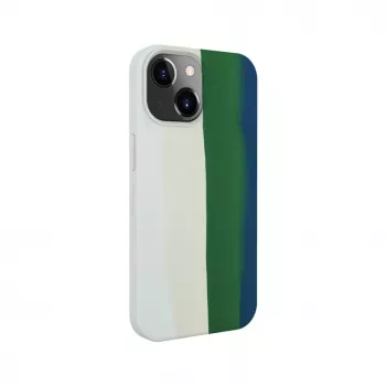 Evelatus Apple iPhone 14 silikónové puzdro viacfarebné zelené