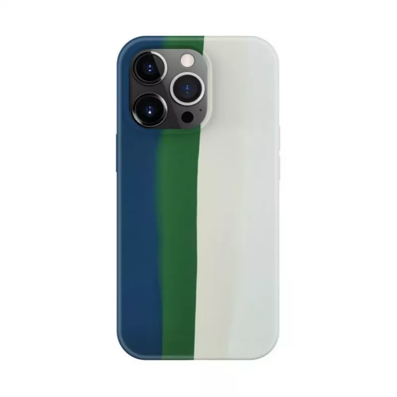 Evelatus Apple iPhone 14 Pro silikónové puzdro viacfarebné zelené