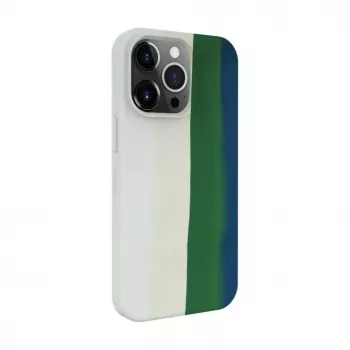 Evelatus Apple iPhone 14 Pro silikónové puzdro viacfarebné zelené