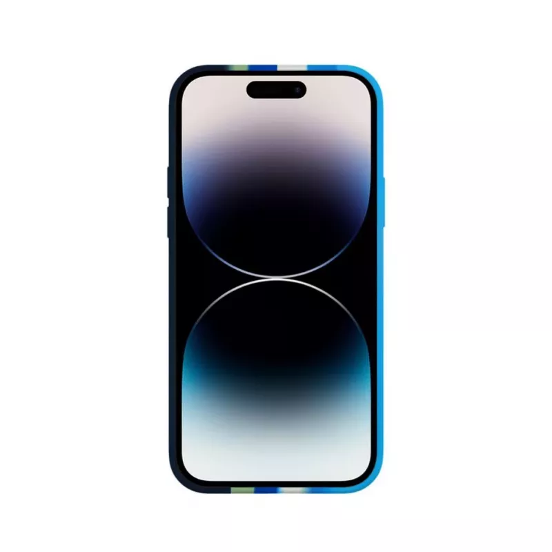 Evelatus Apple iPhone 14 Pro Max silikónové puzdro viacfarebné modré