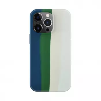 Evelatus Apple iPhone 14 Pro Max silikónové puzdro viacfarebné zelené