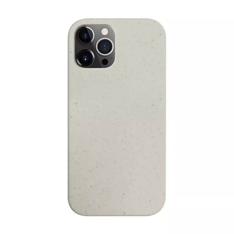 iLike Apple iPhone 12 Pro Max silikónové puzdro Eco Print Design biele