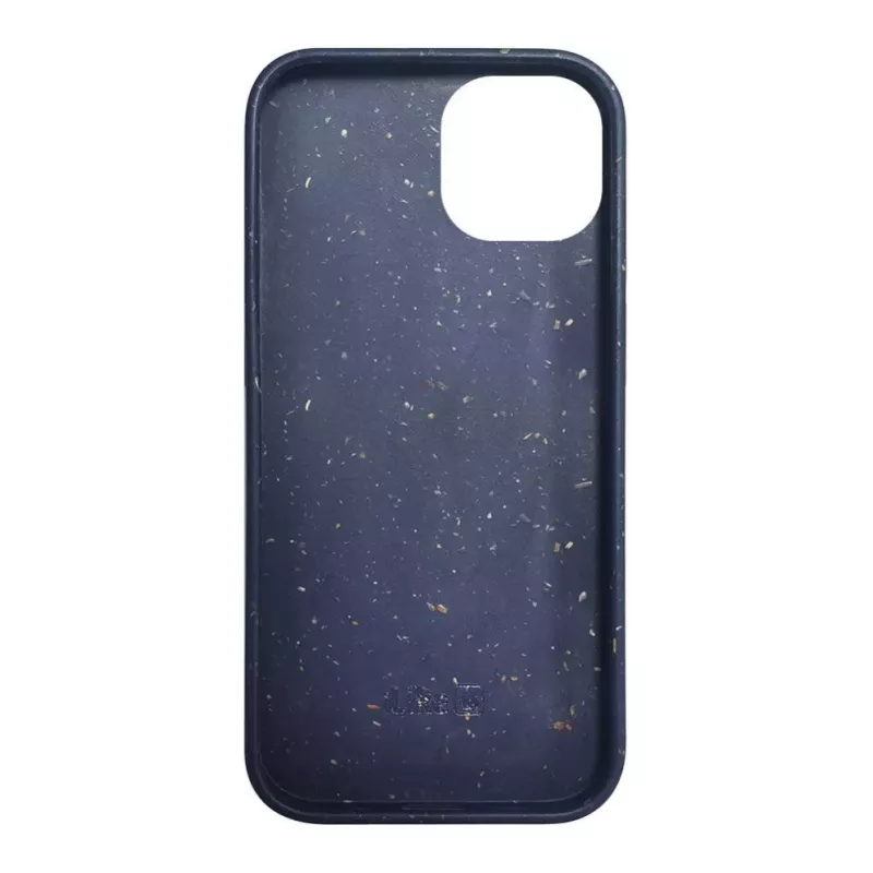 iLike Apple iPhone 13 silikónovo-plastové puzdro Eco Print Design modré