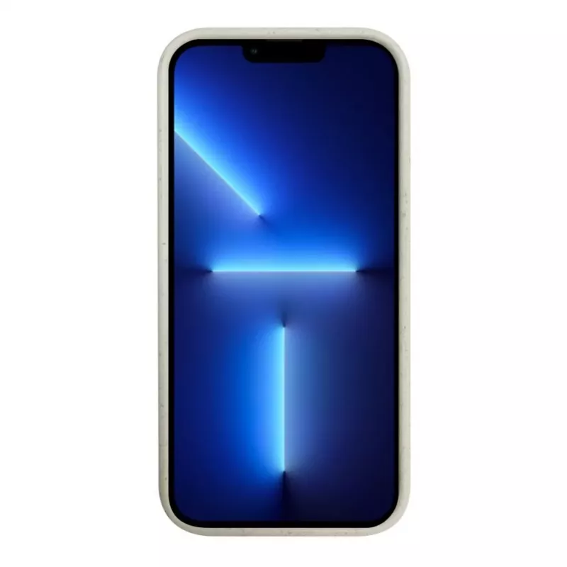 iLike Apple iPhone 13 Pro silikónovo-plastové puzdro Eco Print Design biele