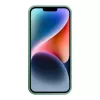 iLike Apple iPhone 14 silikónovo-plastové puzdro Eco Print Design kvet zelené