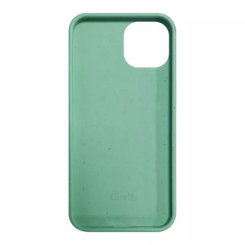 iLike Apple iPhone 14 silikónovo-plastové puzdro Eco Print Design kvet zelené