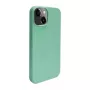 iLike Apple iPhone 14 silikónovo-plastové puzdro Eco Print Design kvet zelené