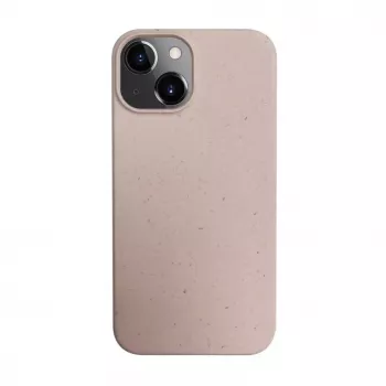 iLike Apple iPhone 14 silikónovo-plastové puzdro Eco Print Design béžové