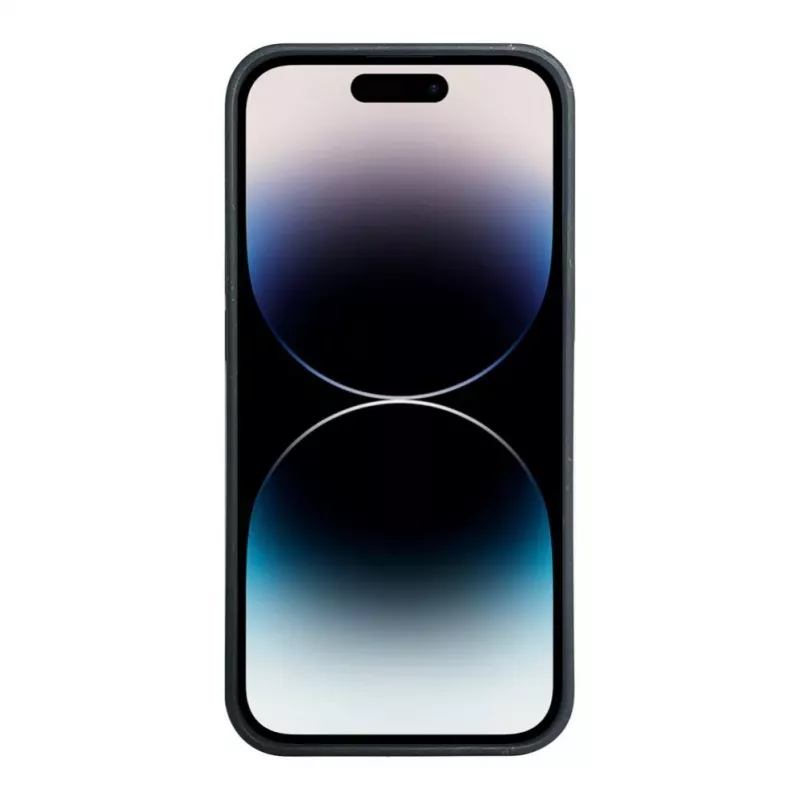 iLike Apple iPhone 14 Pro Max silikónovo-plastové puzdro Eco Print Design čierne