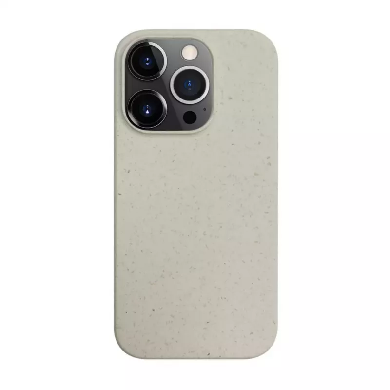 iLike Apple iPhone 14 Pro Max silikónové TPU puzdro Eco Print Design biele