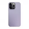 iLike Apple iPhone 14 Pro Max silikónovo-plastové puzdro Eco Print Design kvet fialové