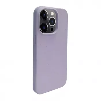 iLike Apple iPhone 14 Pro Max silikónovo-plastové puzdro Eco Print Design kvet fialové