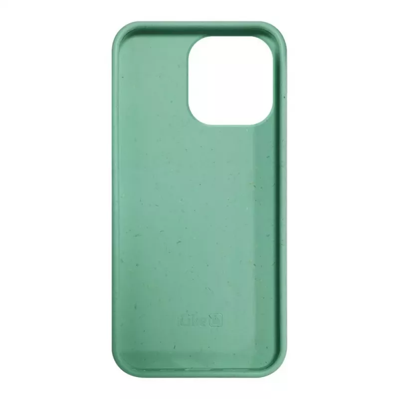 iLike Apple iPhone 14 Pro silikónovo-plastové puzdro Eco Print Design kvet zelené