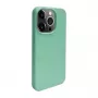 iLike Apple iPhone 14 Pro silikónovo-plastové puzdro Eco Print Design kvet zelené