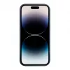 iLike Apple iPhone 14 Pro silikónovo-plastové puzdro Eco Print Design modré