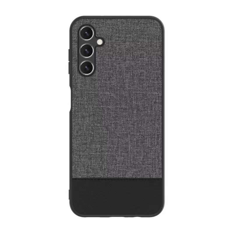 iLike Samsung Galaxy A14 5G zadný kryt z plastovej kože sivý