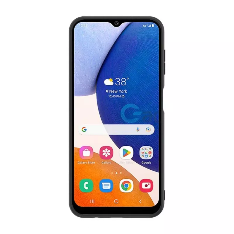 iLike Samsung Galaxy A14 5G zadný kryt z plastovej kože sivý