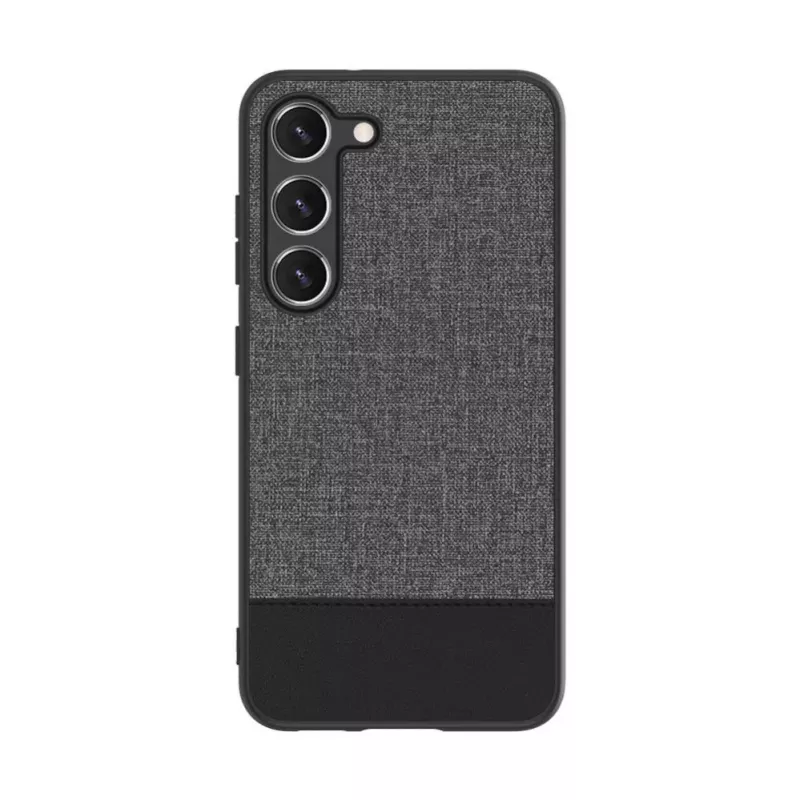 iLike Samsung Galaxy S23 Plus zadný kryt z plastovej kože sivý