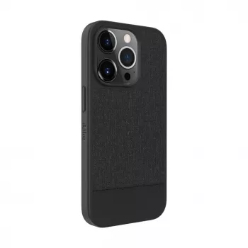 iLike Apple iPhone 14 Pro zadný kryt z plastovej kože čierny