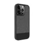 iLike Apple iPhone 14 Pro Max plastové kožené puzdro sivé