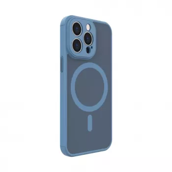 Evelatus hybridné puzdro pre Apple iPhone 13 Pro s MagSafe a ochranou kamery PC+TPU svetlomodré