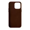 Evelatus puzdro z pravej kože pre Apple iPhone 14 Pro Max s MagSafe hnedé