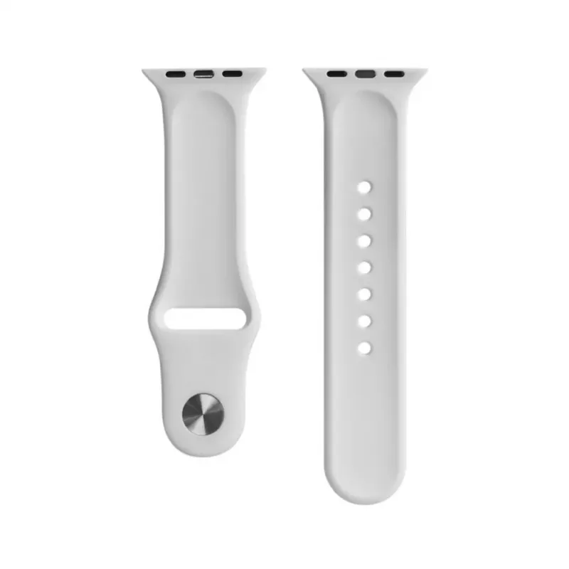 Evelatus silikónový remienok Loop na hodinky Apple Watch 38/40/41 mm (110 mm S/M) biely