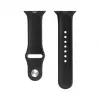 Evelatus silikónový remienok Loop na hodinky Apple Watch 42/44/45 mm (S/M 110 mm) čierny