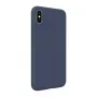 Evelatus Apple iPhone Xs Max prémiové silikónové puzdro Soft Touch polnočná modrá