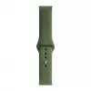 Evelatus 20 mm silikónový remienok Loop na hodinky (S/M 110 mm) olivový