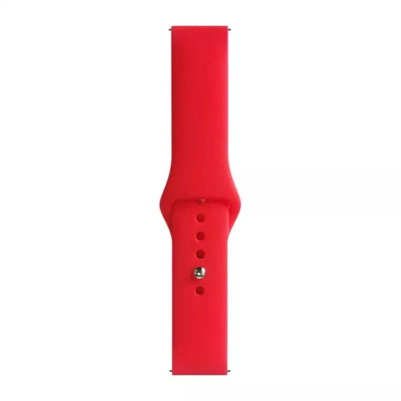 Evelatus 20 mm silikónový remienok Loop na hodinky (S/M 110 mm) červený