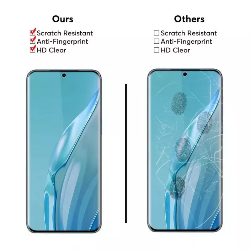 Evelatus Huawei P60 Pro 2.5D Full Cover Japan Glue Glass Anti-Static ochranné sklo