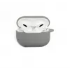 Evelatus Apple AirPods Pro 2 silikónové puzdro strieborná