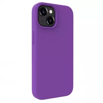 Evelatus Apple iPhone 15 Premium Soft Touch silikónové puzdro tmavofialové