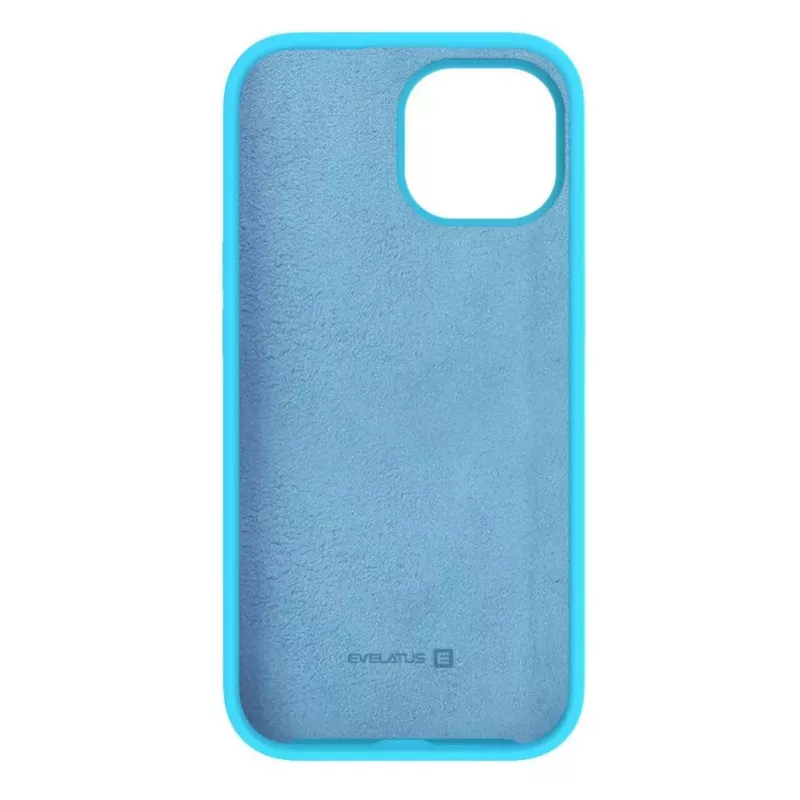 Evelatus Apple iPhone 15 Premium Soft Touch silikónové puzdro tyrkysovomodré