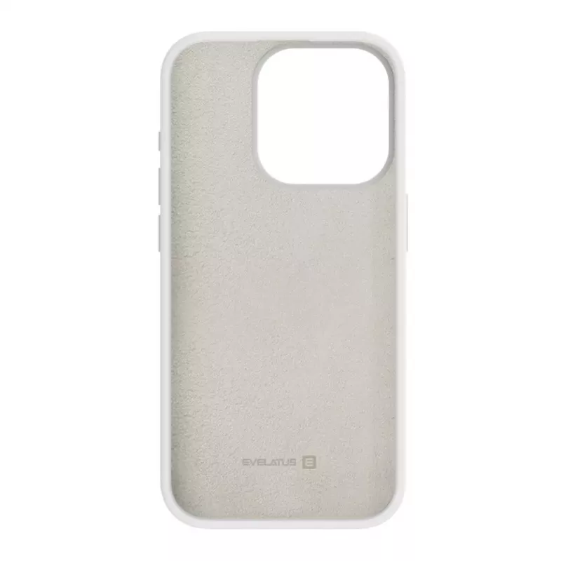 Evelatus Apple iPhone 15 Pro Premium Soft Touch silikónové puzdro biele