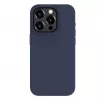 Evelatus Apple iPhone 15 Pro Premium Soft Touch silikónové puzdro polnočnomodré