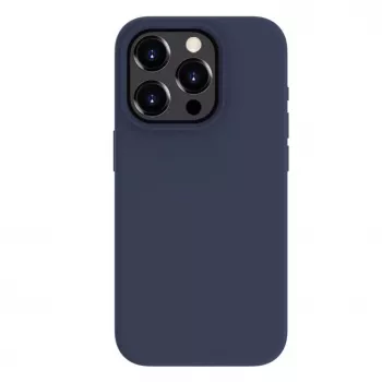 Evelatus Apple iPhone 15 Pro Premium Soft Touch silikónové puzdro polnočnomodré