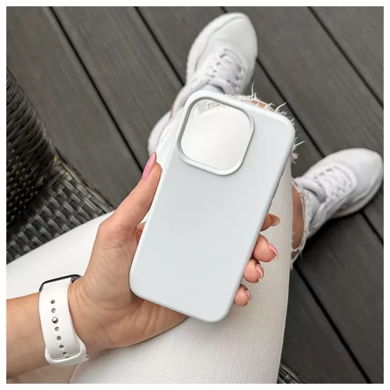 Evelatus Apple iPhone 15 Pro Max Premium Soft Touch silikónové puzdro biele