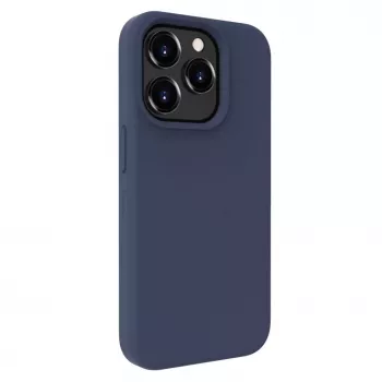 Evelatus Apple iPhone 15 Pro Max Premium Soft Touch silikónové puzdro Midnight Blue